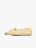 Galben Espadrile Din Panza Cu Broderie Steag  Femei