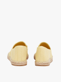 Galben Espadrile Din Panza Cu Broderie Steag  Femei