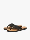 Black TH Monogram Plaque Hemp Flip-Flops  Women