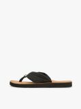 Black TH Monogram Plaque Hemp Flip-Flops  Women