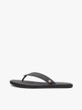 Negru Slapi Chic Cu Monograma TH  Femei
