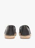 Black TH Monogram Leather Espadrilles  Women