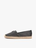 Black TH Monogram Leather Espadrilles  Women
