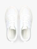 Alb Adidasi Tonal TH Monogram Cu Textura Mixta  Femei
