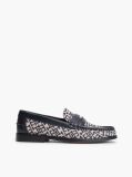 Blue Mocasini Penny Cu Monograma TH  Femei