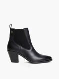 Negru Botine Chelsea Western Din Piele  Femei