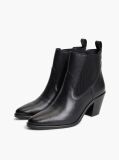 Negru Botine Chelsea Western Din Piele  Femei