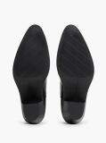 Negru Botine Chelsea Western Din Piele  Femei