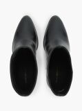 Negru Botine Din Piele Cu Toc Stileto   Femei