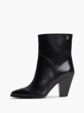 Negru Botine Din Piele Cu Toc Stileto   Femei