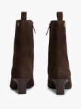 Maro Botine Kitten Din Suede Cu Toc  Femei