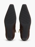 Maro Botine Kitten Din Suede Cu Toc  Femei