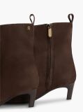 Maro Botine Kitten Din Suede Cu Toc  Femei
