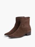 Maro Botine Din Suede Cu Fermoar  Femei