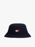 Blue Palarie Tip Bucket Seersucker Cu Imprimeu In Dungi Ondulate  Copii unisex