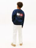 Blue Varsity Mixed Graphic Crew Neck Sweatshirt  Boys