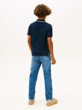 Blue Graphic Polo Knit Polo Shirt  Boys
