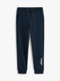 Blue Logo Print Brushed Fleece Joggers  Boys