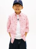 Multi Regular Fit Flag Print Stripe Shirt  Boys