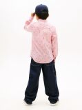 Multi Regular Fit Flag Print Stripe Shirt  Boys