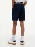 Blue Essential Pantaloni Scurti Chino Loose Cu Curea Signature  Baieti