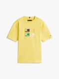Galben Tricou Cu Imprimeu 3D Cu Steag  Baieti