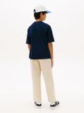 Blue Tricou Cu Logo Smiley Si Steag  Baieti