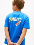 Blue Tricou Cu Imprimeu Grafic Pe Spate  Baieti