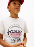 Gri Tricou Cu Imprimeu Grafic De Baschet  Baieti
