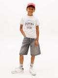 Gri Tricou Cu Imprimeu Grafic De Baschet  Baieti