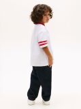 Alb Tricou Din Jersey Cu Imprimeu Cu Steag  Baieti