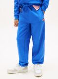 Blue Pantaloni De Jogging Terry Cu Logo Si Steag  Baieti