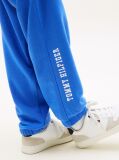 Blue Pantaloni De Jogging Terry Cu Logo Si Steag  Baieti