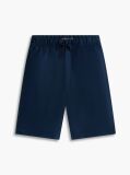 Blue Linen Blend Relaxed Shorts  Boys