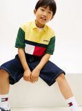 Multi Colour-Blocked Pique Polo Shirt  Boys