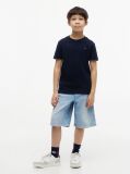 Blue T-Shirt Cu Guler Crew  Baieti