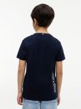 Blue T-Shirt Cu Guler Crew  Baieti