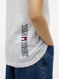 Alb T-Shirt Cu Guler Crew  Baieti