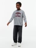 Grey Logo Long Sleeve T-Shirt  Boys
