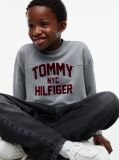Grey Logo Long Sleeve T-Shirt  Boys