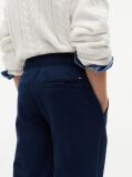 Blue Joggers Cu Logo Din Suede  Baieti