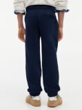 Blue Joggers Cu Logo Din Suede  Baieti