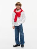 Alb Camasa Oxford Varsity Cu Croiala Regular  Baieti