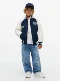 Denim Blugi Peanuts® Uzati Cu Croiala Loose  Baieti