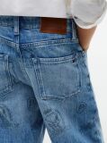 Denim Blugi Peanuts® Uzati Cu Croiala Loose  Baieti