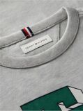 Gri T-Shirt Varsity Din Jerseu Cu Logo  Baieti