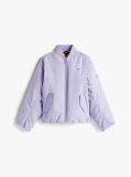 Purple Essential Relaxed Padded Bomber Jacket  Girls