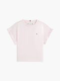 Roz Essential Top Relaxat Cu Maneci Cu Volane  Fete
