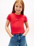 Red Extra Slim Star Flag T-Shirt  Girls