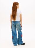 Alb Tricou Extra Slim Cu Steag In Forma De Stea  Fete